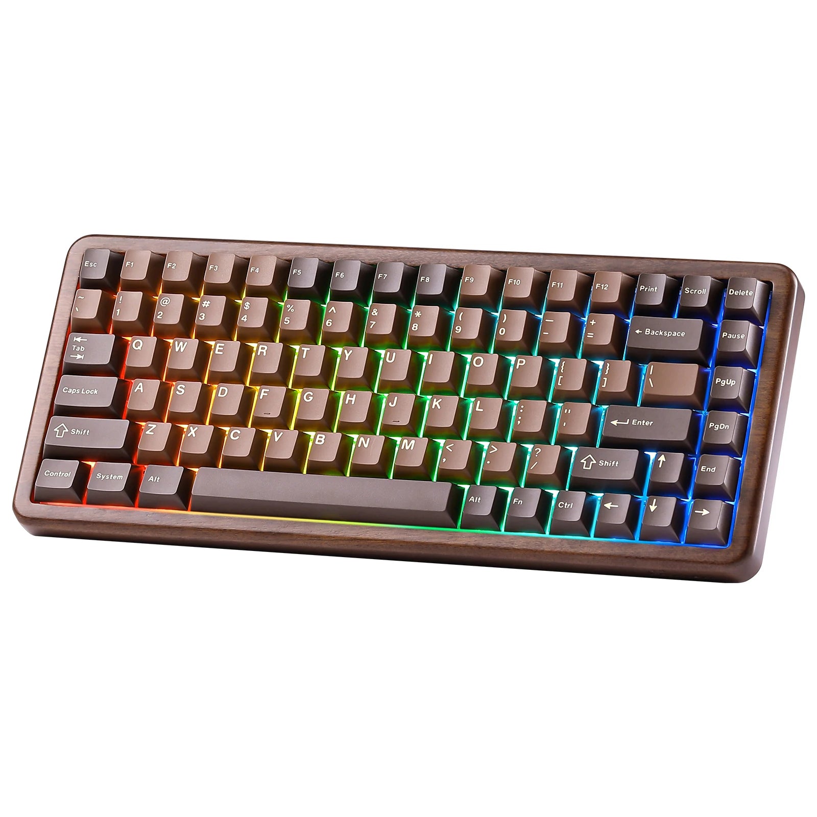 YUNZII WOOD Wireless Mechanical Keyboard