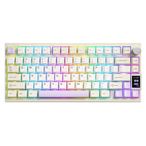 YUNZII Black Mechanical Keyboard, Hot Swap Wireless