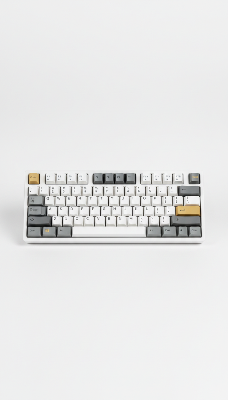Cloud White Tenkeyless Keyboard